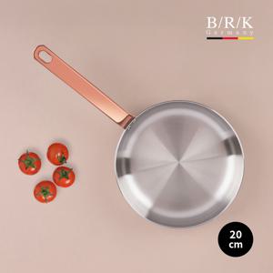 [BRK] 로즈골드 통5중 스테인리스 스틸 후라이팬 20cm 스텐