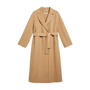 [명품] 26SS  S 여성 에스투리아 벨티드 버진 울 롱 코트 카멜 ESTURIA 045