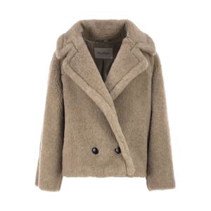 [명품] 26SS  여성 CAMBUSA 캄부사 테디 더블 숏 코트 베이지 CAMBUSA 006