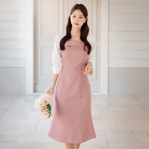 (~XXL까지) 프로이 레이어드 머메이드 원피스 봄 가을 하객룩 오피스룩 모임룩 격식룩 빅사이즈