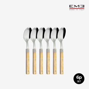 [EME] 보헴 커피스푼 6p 세트 (마블아이보리)