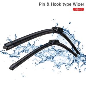 BMW 7시리즈 F01 F02 -15.9 와이퍼 SET 제로핏 플랫 [고무리필 가능]