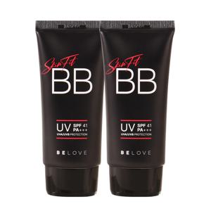 1+1  스킨 핏 비비크림 50ml SPF41 /자외선차단 톤업 결광 BB