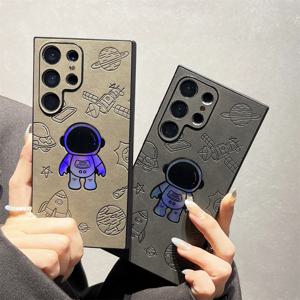 갤럭시s25 s24 s23 s22 울트라 우주비행사 홀로그램 젤리 케이스