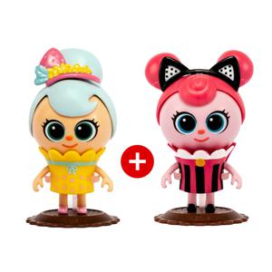 [1+1] 브레드이발소 미니컵케익꾸미기 파스텔봉봉코튼캔디+ 고양이토끼