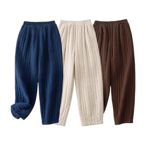 242330 - 누빔 배기팬츠 누빔바지 퀼팅바지 솜바지 겨울바지 겨울팬츠 방한팬츠