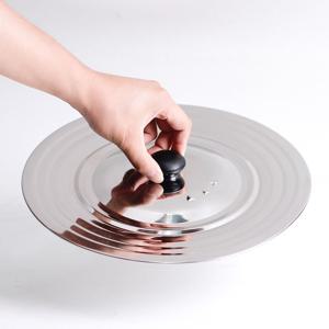 스텐 냄비 후라이팬 멀티 뚜껑 덮개 커버 후라이팬뚜껑 후라이팬덮개 만능뚜껑