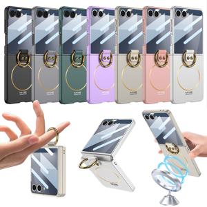 갤럭시 z플립7 맥세이프 호환 링 그립 전면 액정 풀커버 케이스