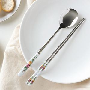 스텐 숟가락 젓가락 1인 세트 국산 위생 수저 수저세트 스텐수저세트 스텐젓가락 스텐숟가락