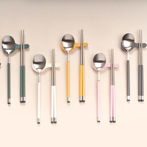 몽블랑 큐브사각 한식수저세트