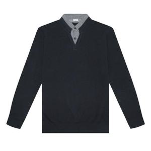 AUSTINREED HC06 네이비 브이넥 레이어드 니트 AWT25372 (41346596)