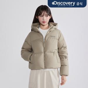 여성 올리아 글로우 다운 숏패딩 (BEIGE)  DWDJ94056-BGS