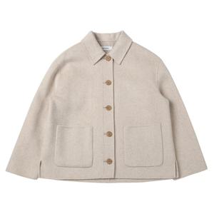 [쉬즈미스] 울 카라 아웃포켓 핸드메이드 자켓 SWHJKP42010