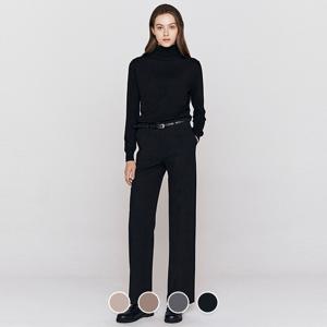 지오다노 여성 겨울 기모 스트레이트 일자핏 스판 슬랙스 415917