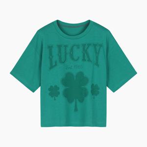 [롯데백화점]럭키 프린팅 오버핏 반팔 티셔츠 (BATS14511)