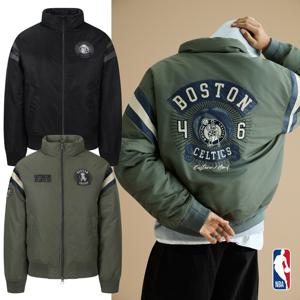 NBA 남녀공용 오버핏 아플리케 아트웍 스탠드넥 항공 다운점퍼 554DDW104