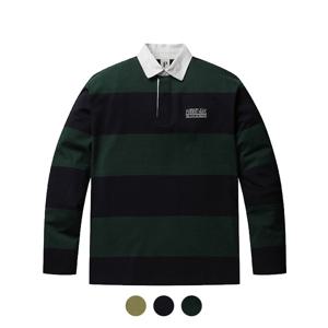남여공용 10수 코튼 럭비 오버핏 긴팔 카라_PHE2TR3120