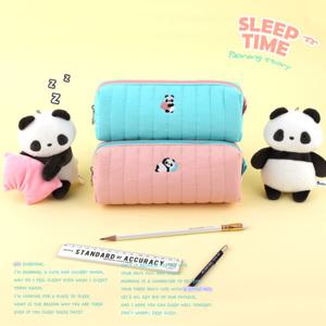 파오랑 팬더 판다 귀여운 동물 봉제필통 (2 option)