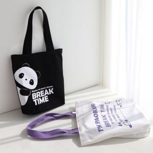 파오랑 팬더 판다 귀여운 동물 에코백 캔버스백 (2 option)