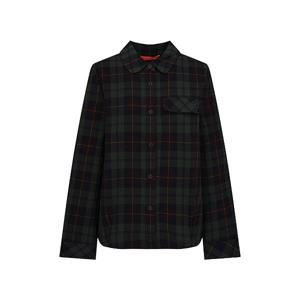 밑단셔링 체크 블라우스 CLEWBL202 (P003757756)