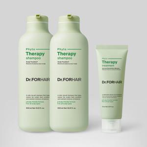 [닥터포헤어] 피토테라피 샴푸 500mlx2 + 트리트먼트 70ml