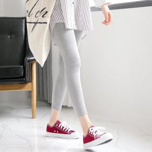 F~7XL 무료배송 빅사이즈 수선필요없는 8부 레깅스 면스판 코튼 여성 쫄바지 밴딩바지 운동복 데일리 실내 원마일웨어