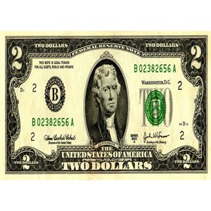 35조각 판퍼즐 - 화폐 행운의 2달러