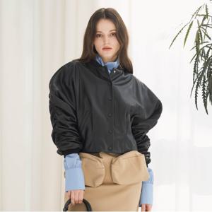 [최초가249,000]엣지 셔링 페이크레더 블루종_KSJK240801