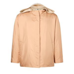 닥스 여성 [[24FW]] DLJU4D911O1 [2WAY] 라이트오렌지 탈착 니트후드 베스트&숏 경량패딩 점퍼