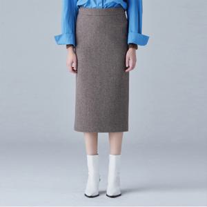 [YGBM][최초가191,000]울 블랜드 슬림 미디 스커트_Y15YPK011