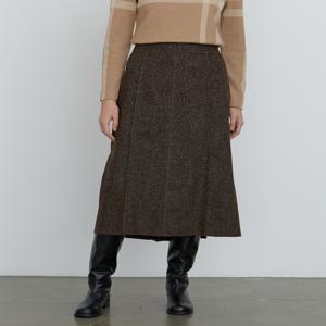 닥스 여성 [[24FW]] DLSK4D005W3 [울] 브라운 멜란지 H라인 스커트