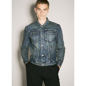 패널 컨스트럭션 데님 재킷 795386 YG852 4392 블루