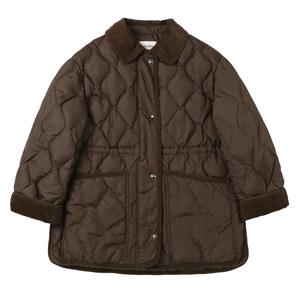 [쉬즈미스] 코듀로이 퀼팅 다운점퍼 SSDJPP42120