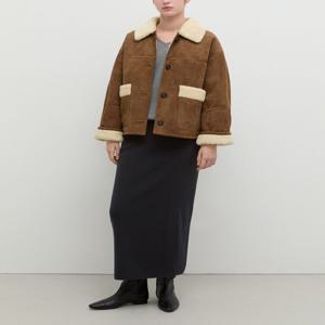 [쉬즈미스] 플랩 포켓 무스탕 카라 자켓 SWUJKP42020