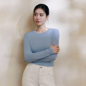 25FW 세미 시스루 모달 라운드티 4종