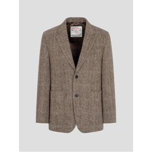 해리스 트위드 헤링본 윈도우체크 재킷  베이지 (BC5911C11A)