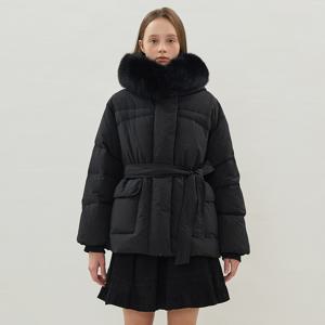 [정가799,000]폭스퍼장식 허리스트링 덕다운점퍼 OP5WMB010