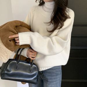 [브리치] 10가트 / 4735 여리여리 루즈핏 나그랑 라운드 울 니트 가을 겨울