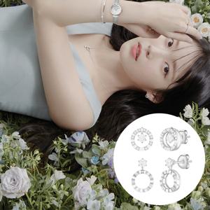 [제이에스티나][롯백정품] J Fenella DUELLO 귀걸이 JJJTEQ2BS002SW000