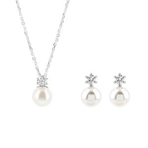 5689624 Matrix 진주 귀걸이 세트 목걸이