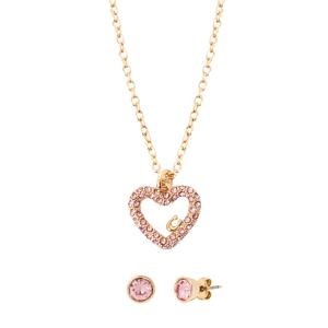 여성 목걸이 귀걸이 세트 493516GLD650