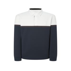 헤지스 골프 [[25FW]] HUTS5C616N3 네이비 남성 컬러배색 긴팔 카라 티셔츠