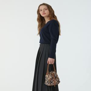 액세서리 여성 [[24FW]] WCBA4F689W2 [스테디셀러] 브라운 체크 패턴 드로우스트링백