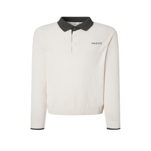 헤지스 골프 [[25FW]] HUSW5C601I1 베이지 남성 골조직 카라 니트