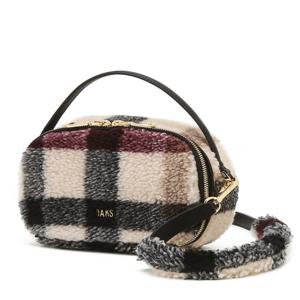 액세서리 DCBA5F987I2 베이지 체크 가죽 토트백