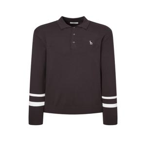 헤지스 골프 남성 [[24FW]] WPSW4D601W3 [가격인하][스테디셀러]로고 라인 폴로 니트 (BROWN)