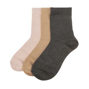 뉴욕 액세서리 [[26SS]] JASS6E400BK [선물박스포장] 여성 글리터 중목양말 3종세트