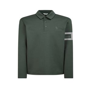 헤지스 골프 남성 [[24FW]] WPTS4D711K2 [가격인하]카키 로고프린트 긴팔폴로티셔츠