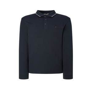 닥스 골프 [[25FW]] DGTS5C901N2 네이비 체크 티핑 긴팔 티셔츠