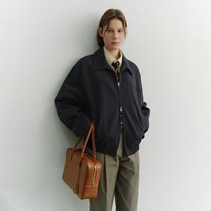 UNISEX COLLARED BLOUSON JACKET_NAVY_UDJU6A109N2